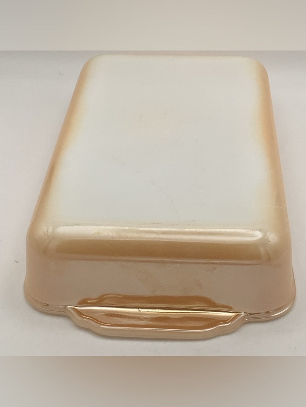 Vintage Fire King Copper Tint Rectangular Baking Dish - Picture 10 of 11
